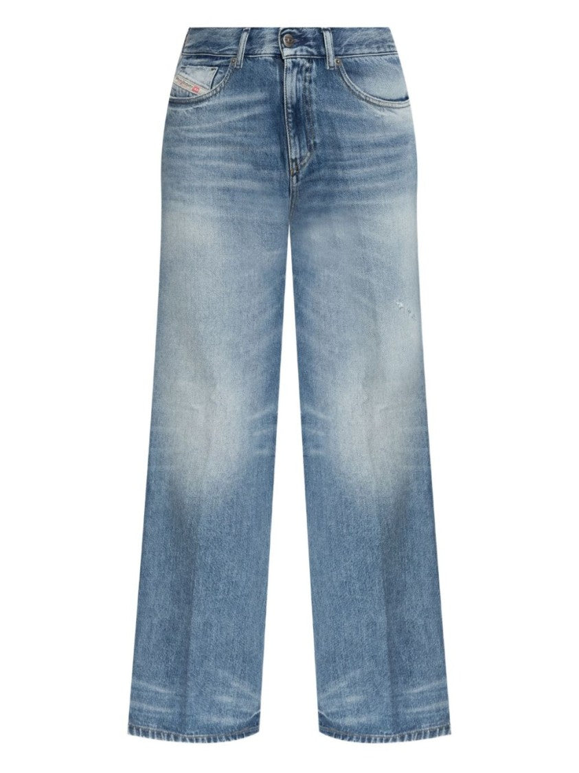 Diesel Wide-Leg Denim Jeans