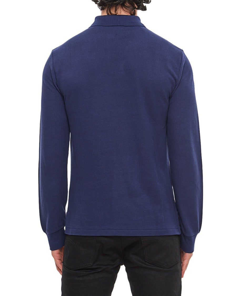 Polo Ralph Lauren Long Sleeve Polo With Ribbed Collar