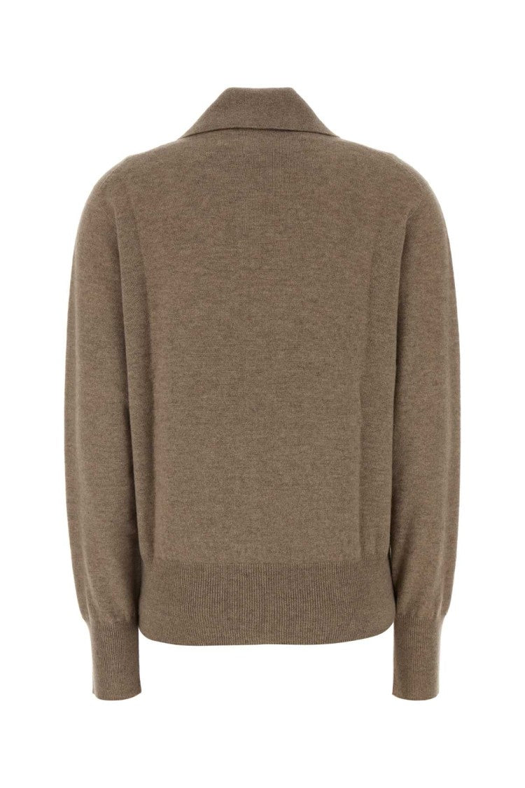 The Row Cappuccino Cashmere Lillia Cardigan
