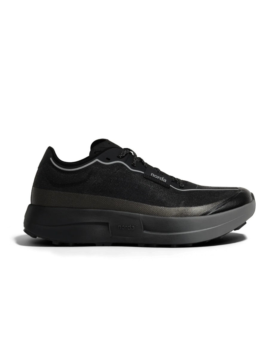 Norda Stealth Black Bio-Circular Dyneema Trail Sneakers