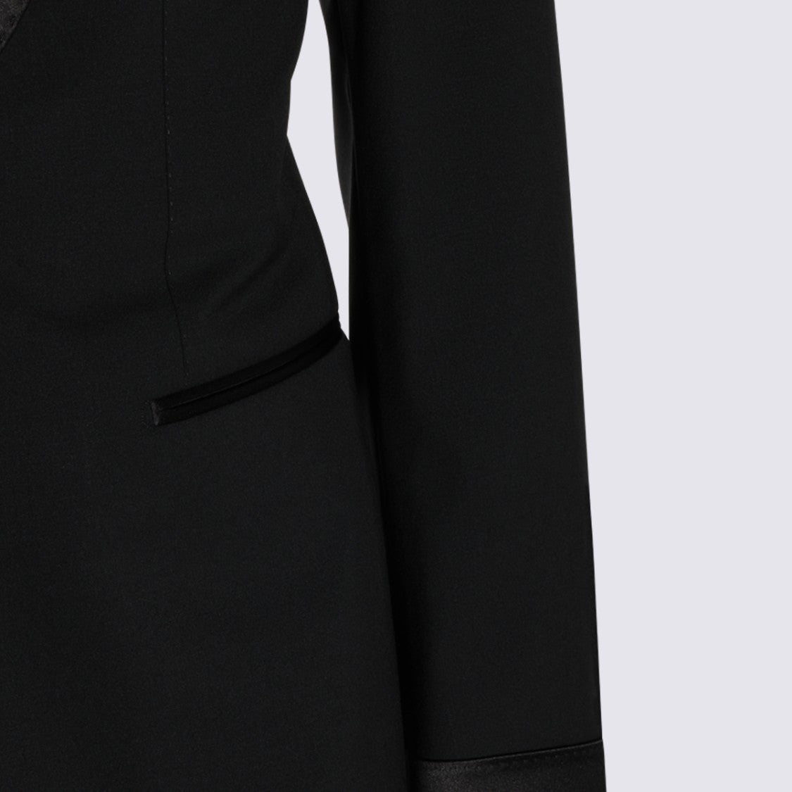 Tom Ford Tailored Black Tuxedo Jacket With Satin Peak Lapels