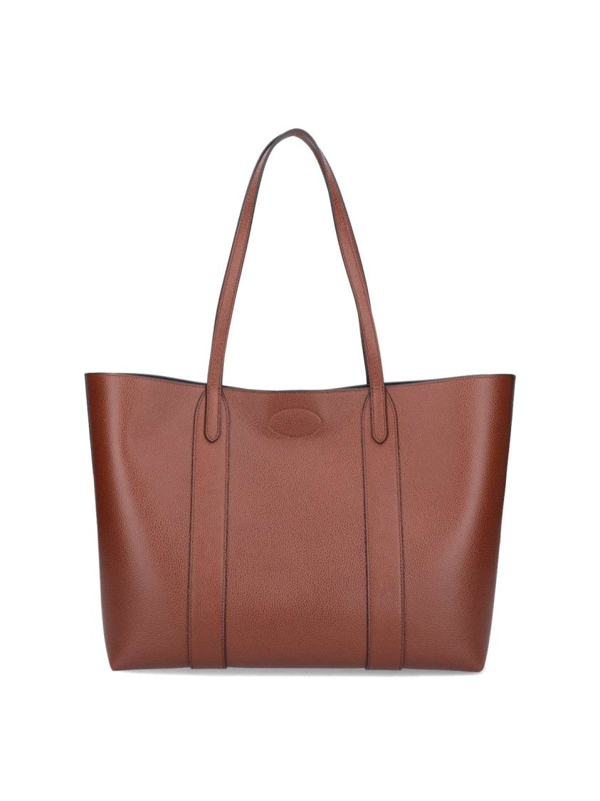 Mulberry Brown Bayswater Grain Leather Tote Bag