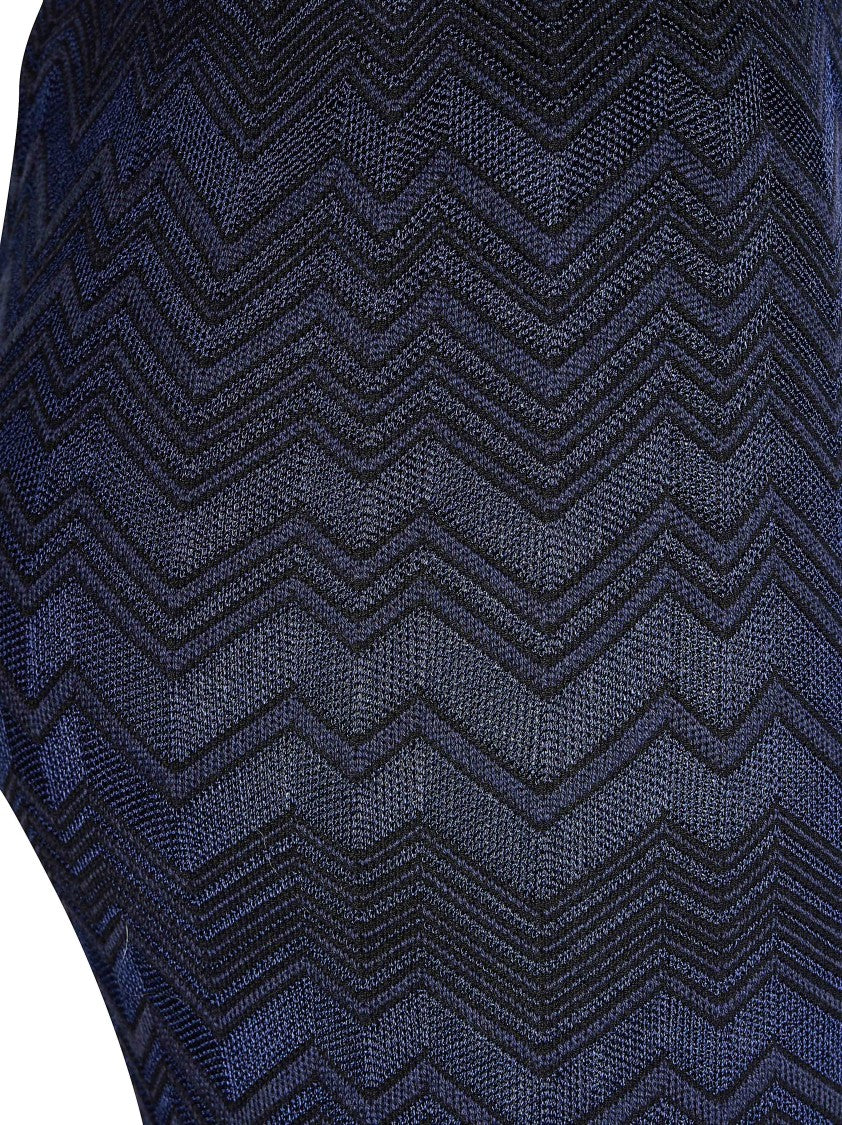 Missoni Zigzag Knit Straight-Leg Pants