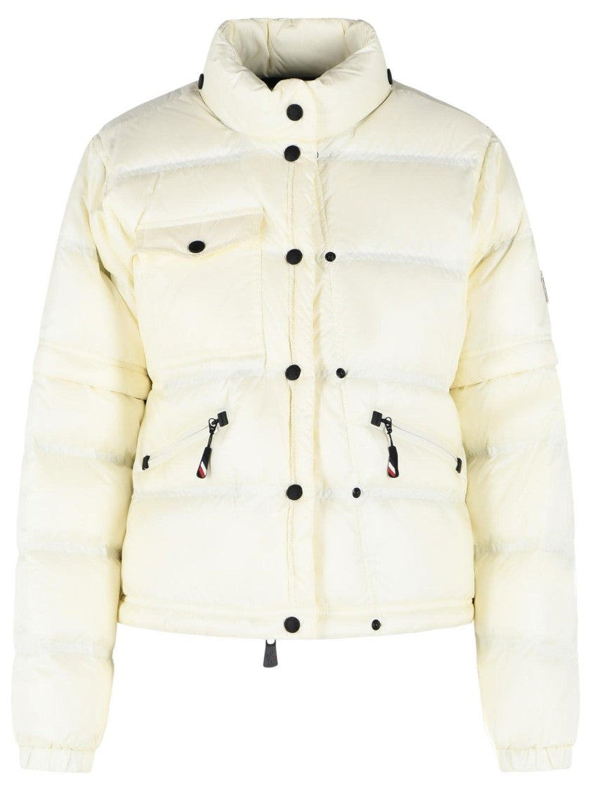 Moncler Grenoble 'Mauduits' Ivory White Polyamide Down Jacket