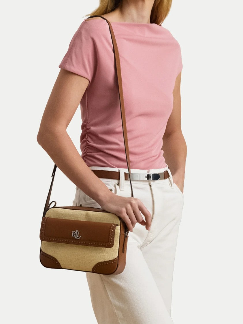 Lauren Ralph Lauren Rectangular Crossbody Bag In Smooth Leather