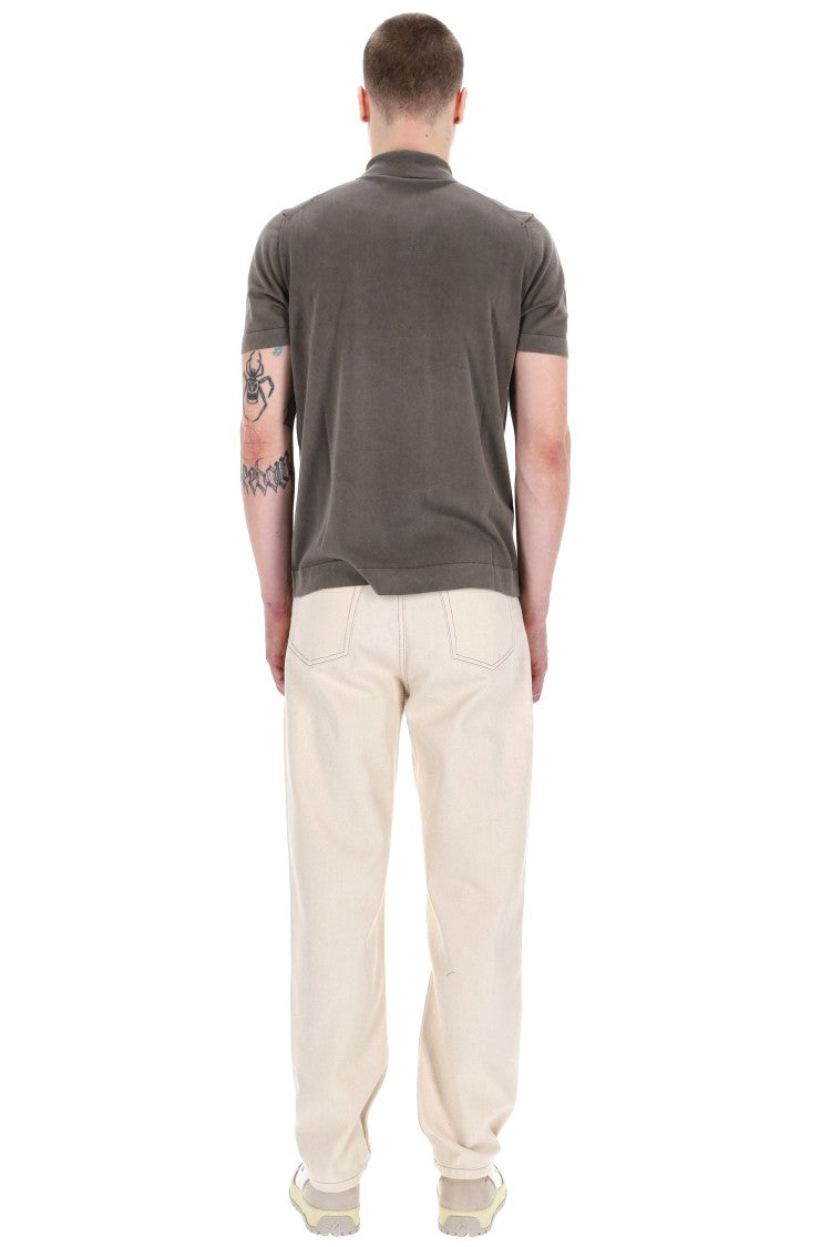 Drumohr Frosted Superlight Cotton Polo