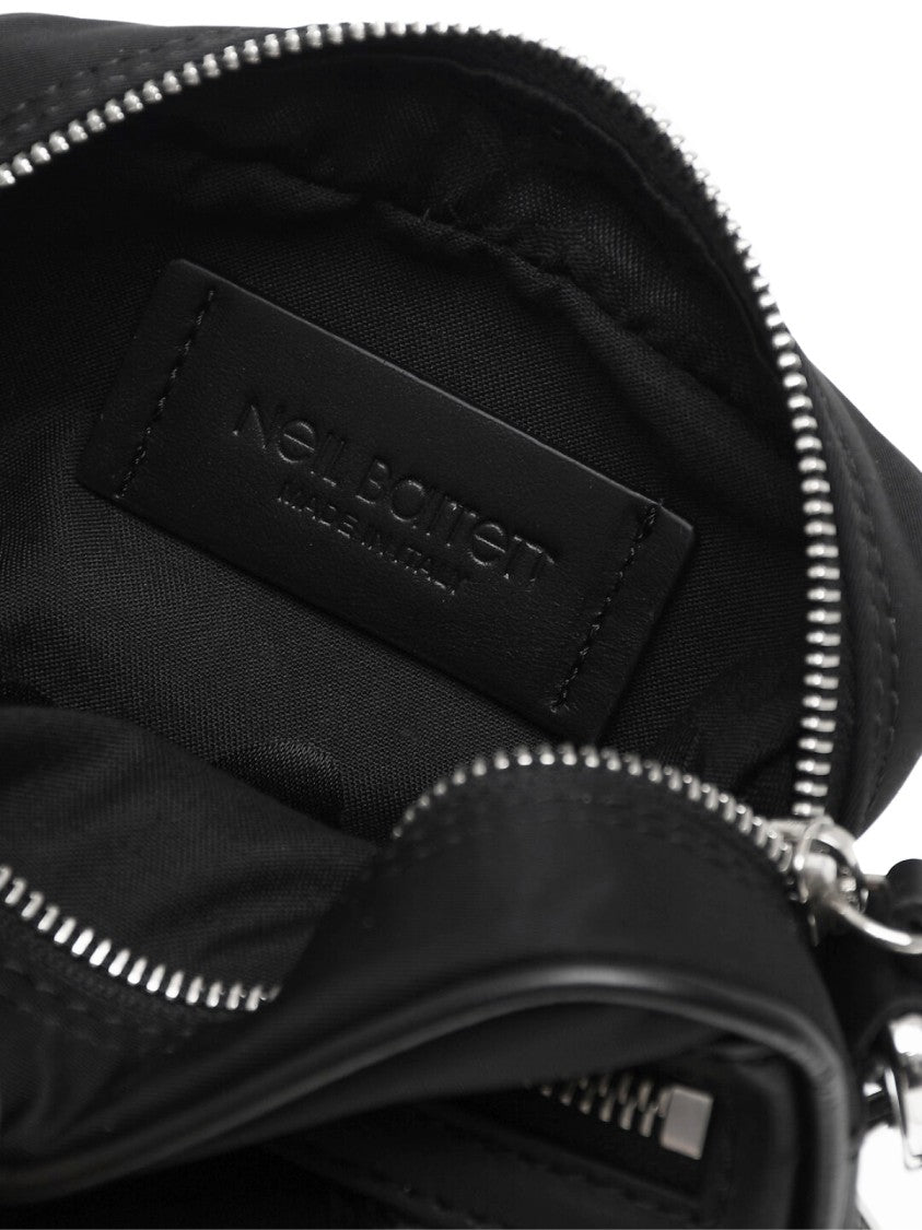 Neil Barrett Bearbrick Logo Nylon Twill Crossboby Bag