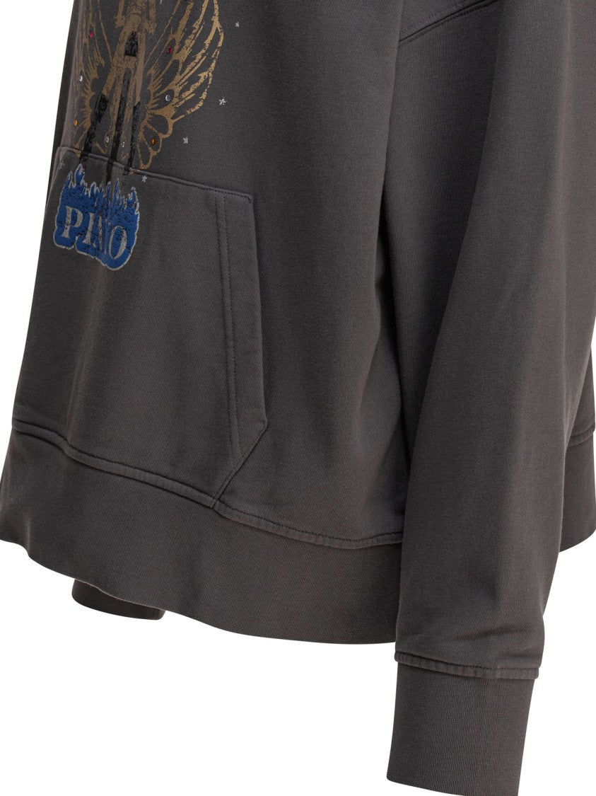 Pinko Relaxed-Fit Cotton Sweatshirt