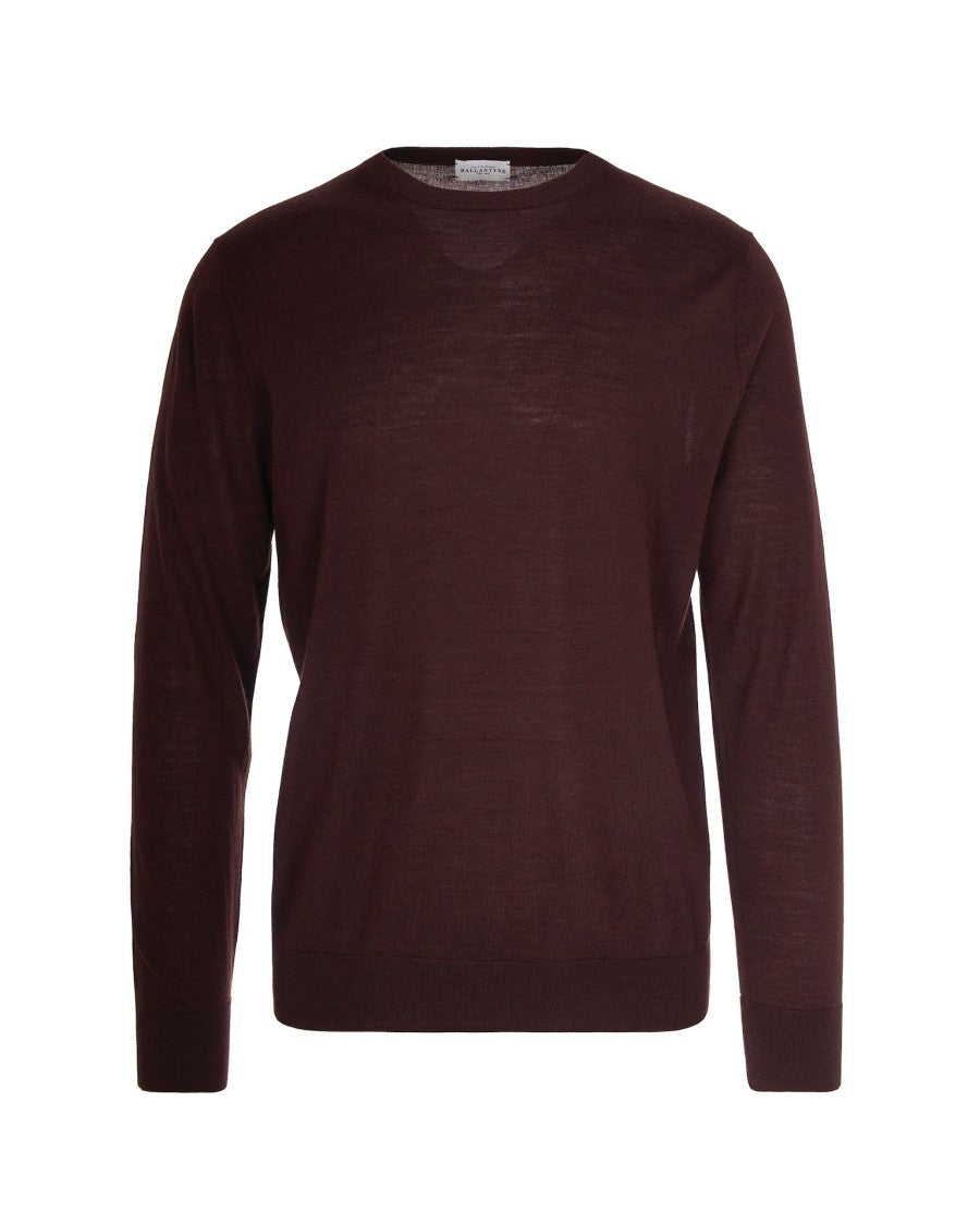 Ballantyne Tobacco Wool Sweater