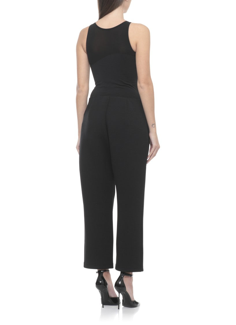Wolford Form-Fitting Sleeveless Bodysuit With Subtle Mesh Detail