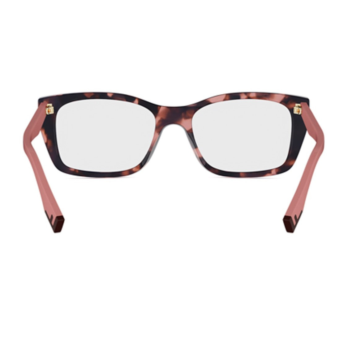 Fendi Havana Way Acetate Rectangular Sunglasses