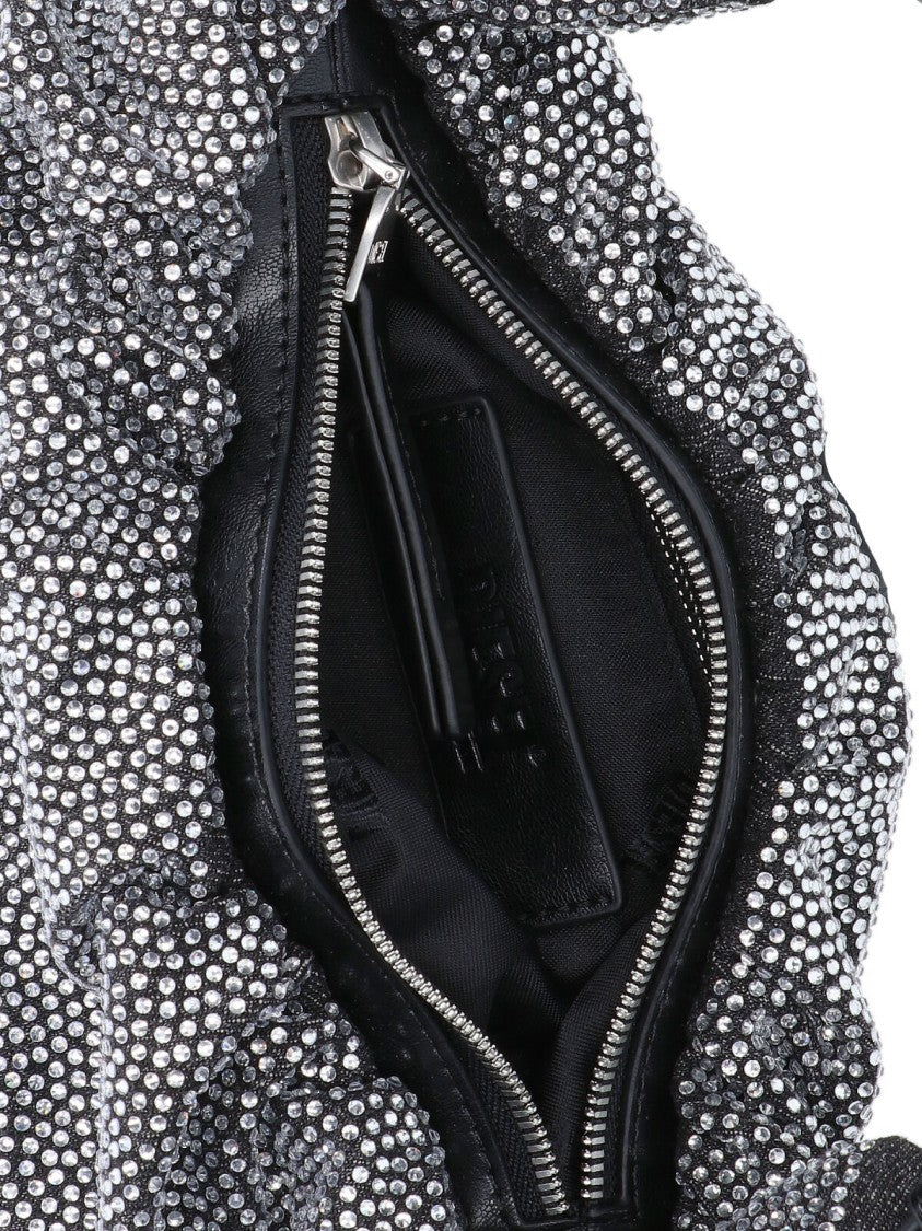 Diesel Contemporary Silver Bag With Structured Design