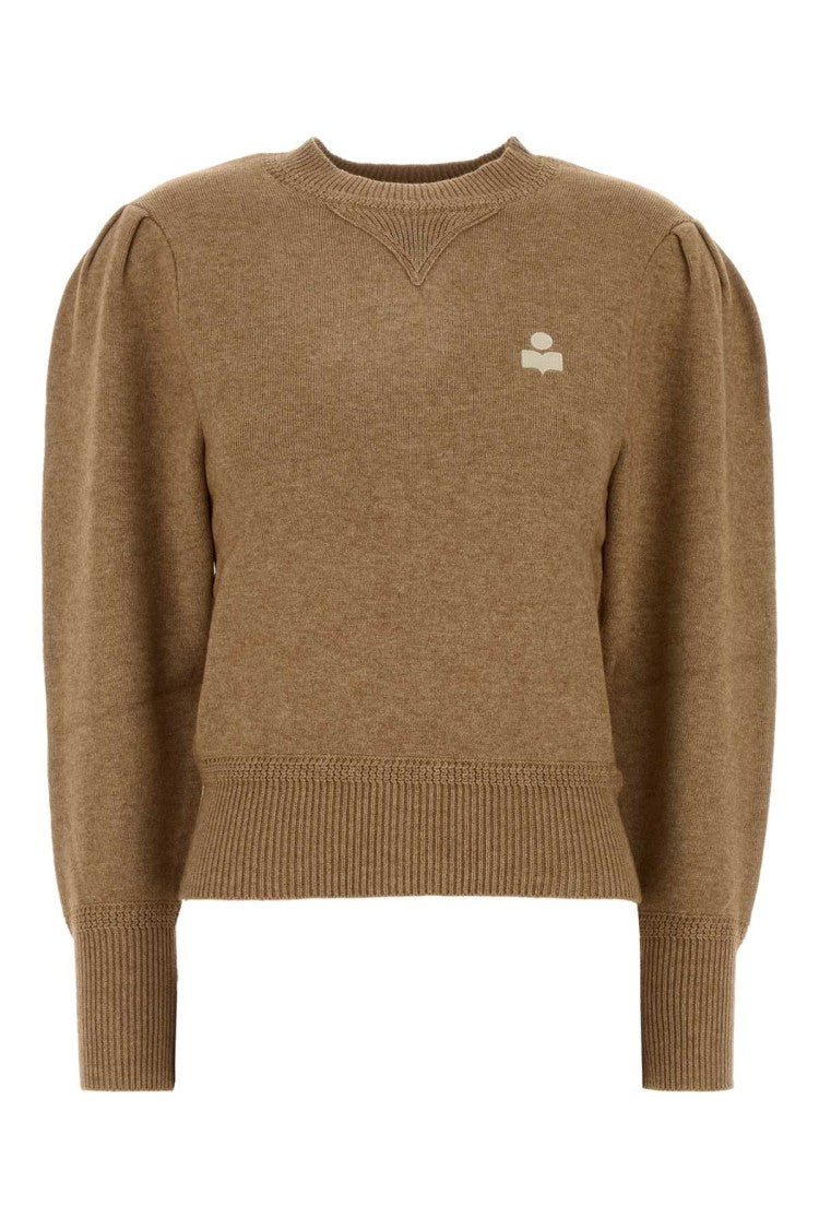 Isabel Marant Étoile Camel Stretch Cotton Blend Kelaya Sweater