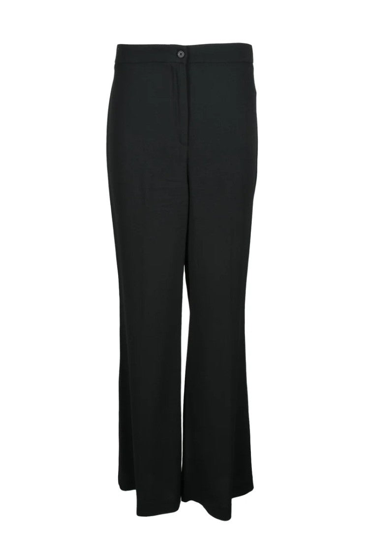 L Autre Chose Acetate Viscose Trousers - Black