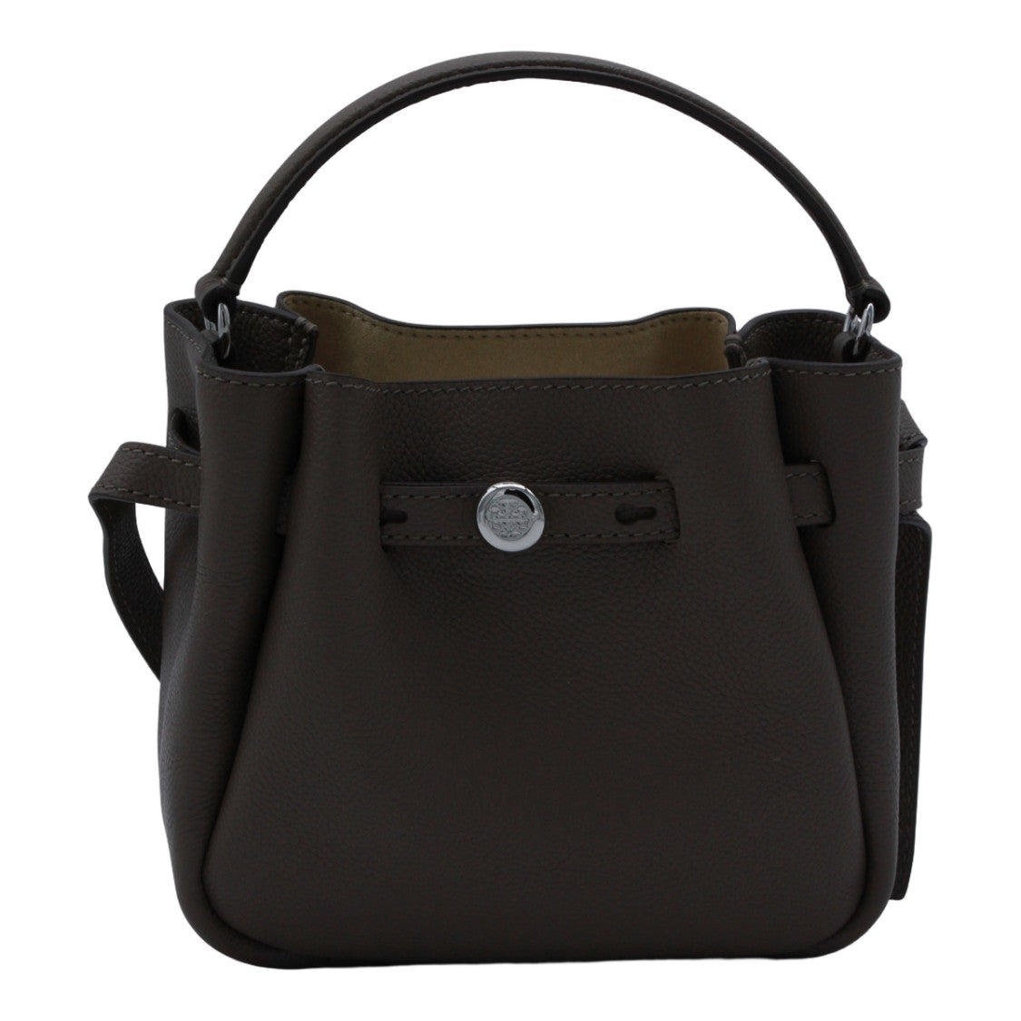 Tory Burch Compact Handbag With Pebbled Texture