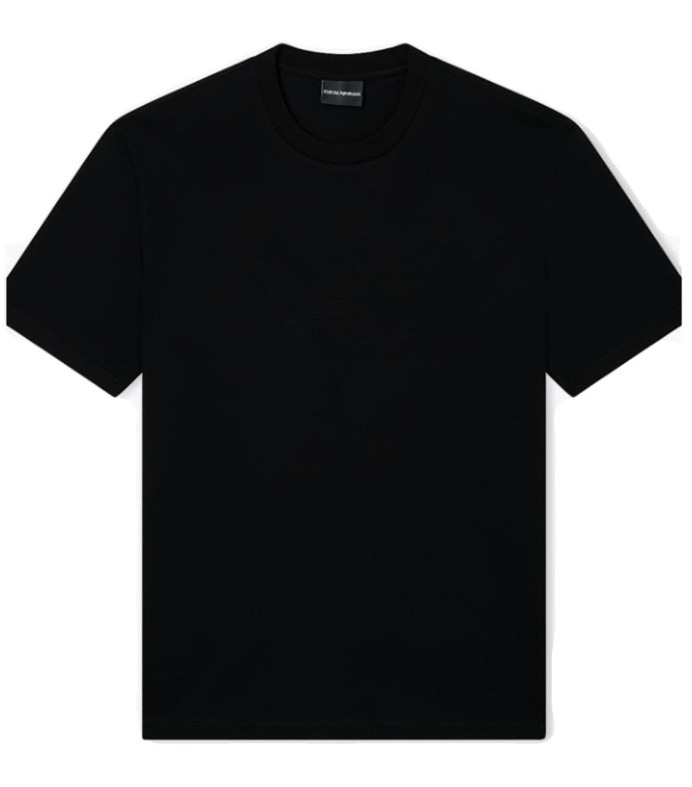 Emporio Armani Classic Black Cotton T-Shirt