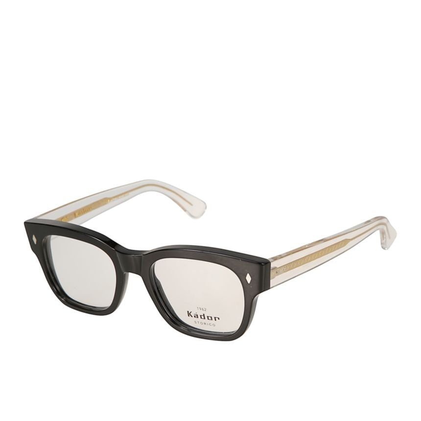 Kador Timeless/N 1962 Bold Rectangular Frame Sunglasses With Translucent Temples