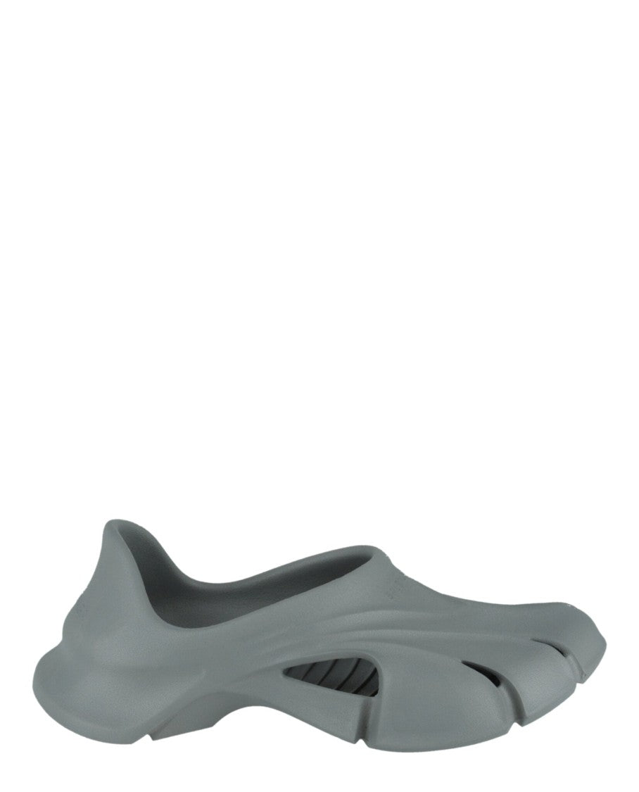 Balenciaga Sculpted Molded Clogs With Ventilation Cutouts And Block Heel