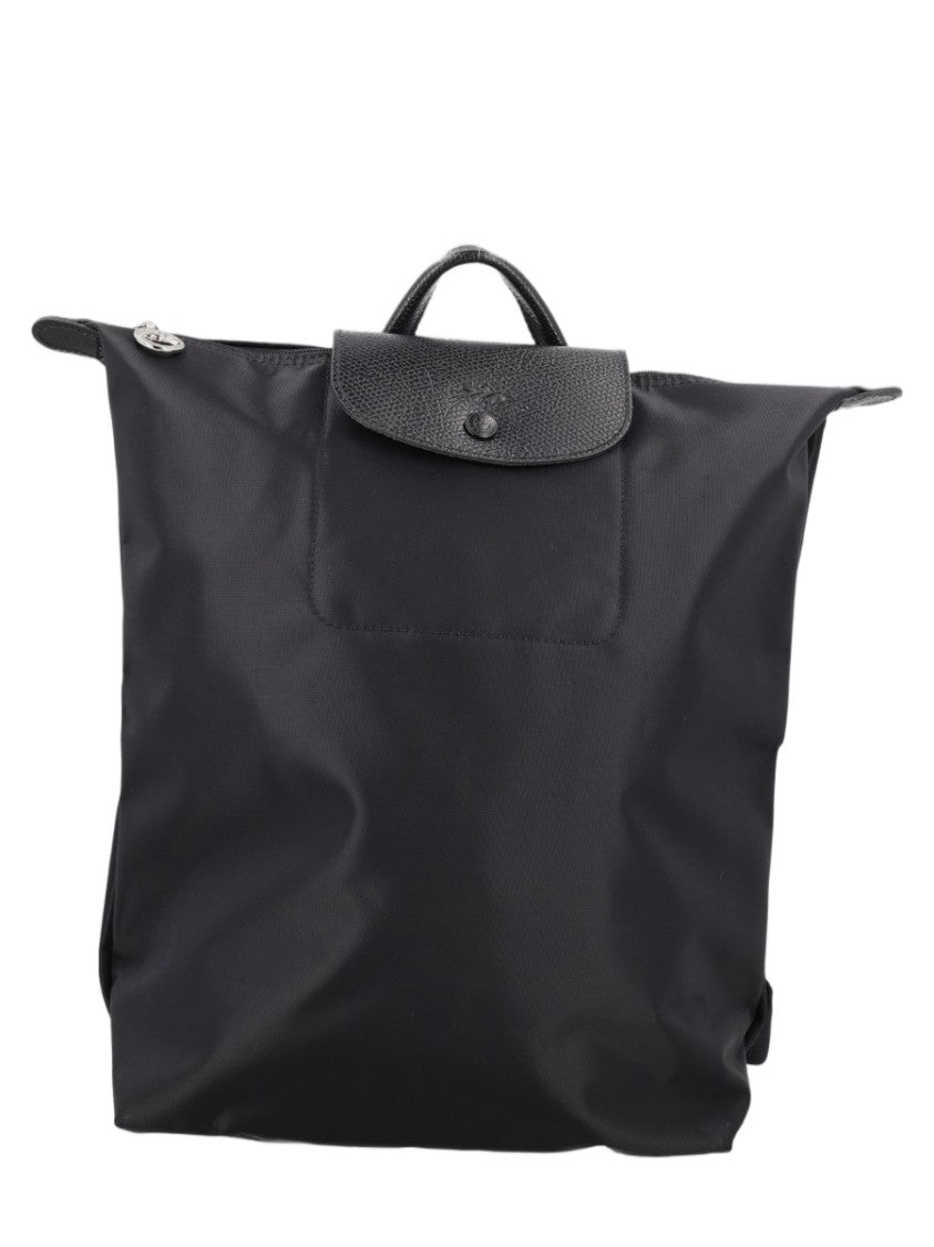Longchamp Le Pliage Medium Flap Closure Polyamide Backpack