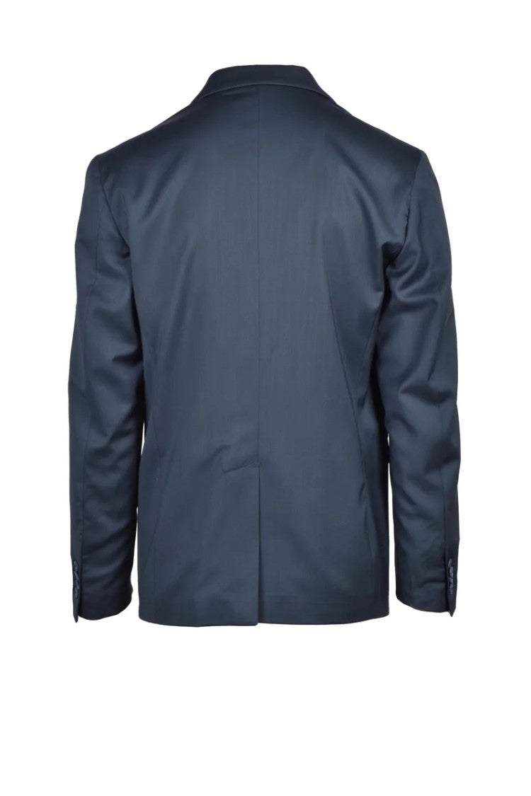 Costumein Structured Blue Wool Blazer