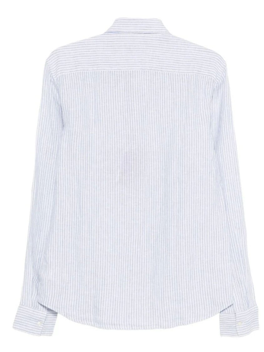 Michael Kors Long Sleeve Striped Button Up Shirt