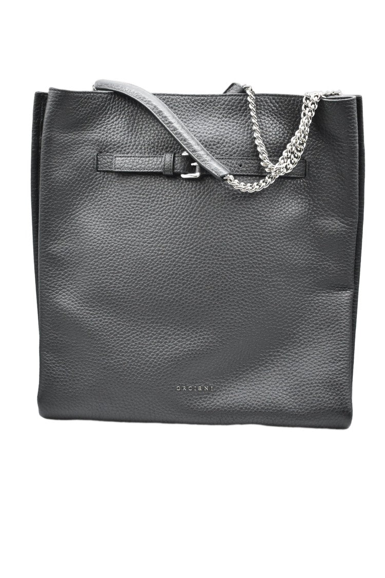 Orciani White Structured Soft Contours Rebellious Handbag