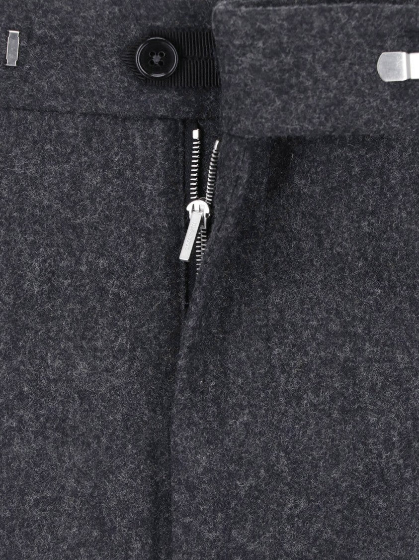 Jil Sander Tailored Straight-Leg Trousers With Zip And Button Closure