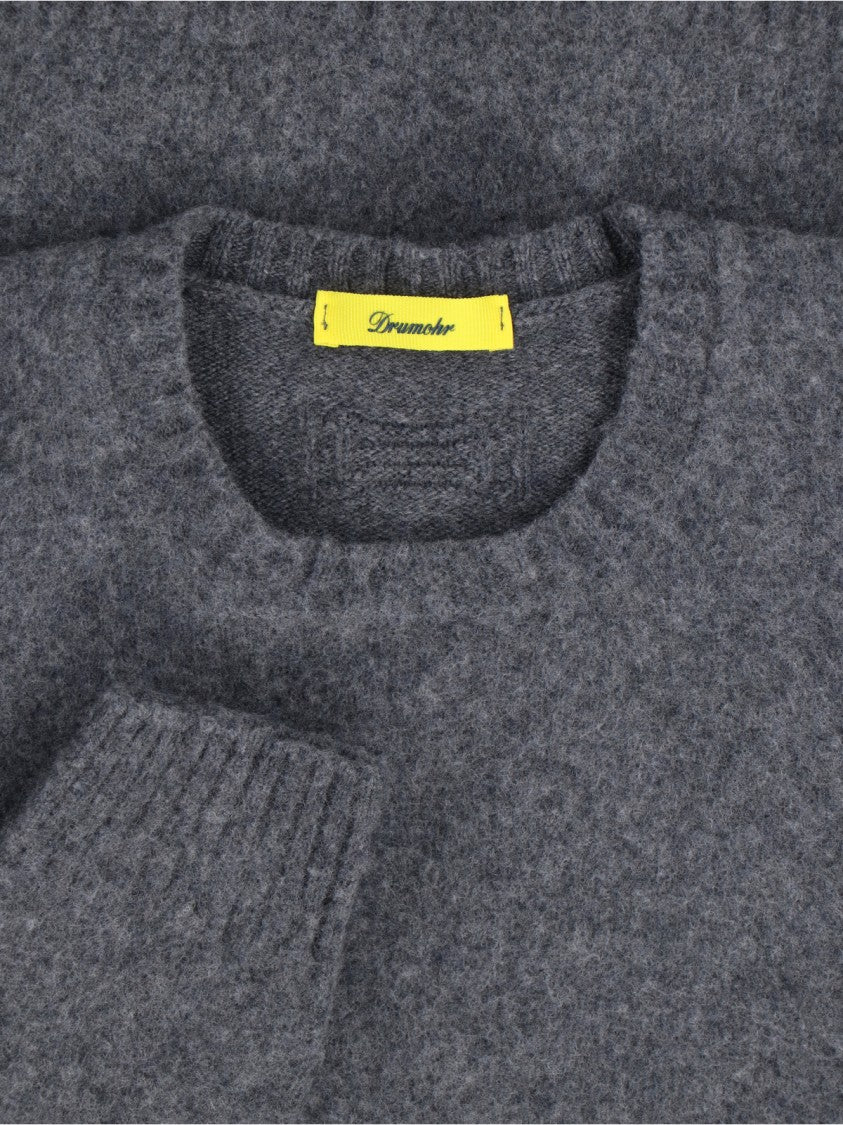 Drumohr Wool Sweater – Grey
