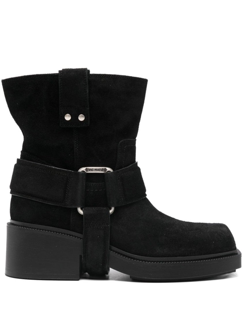 Vic Matié Pull-On Black Boots