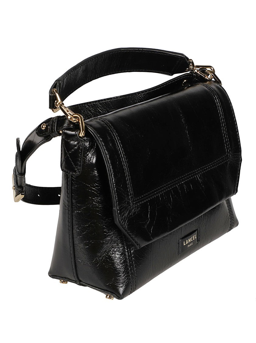 Lancel Ninon Soft Medium Flap Leather Shoulder Bag