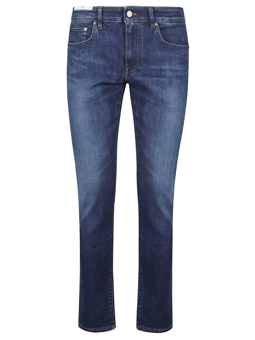 Pt Torino Swing Straight-Fit Stretch Cotton Jeans