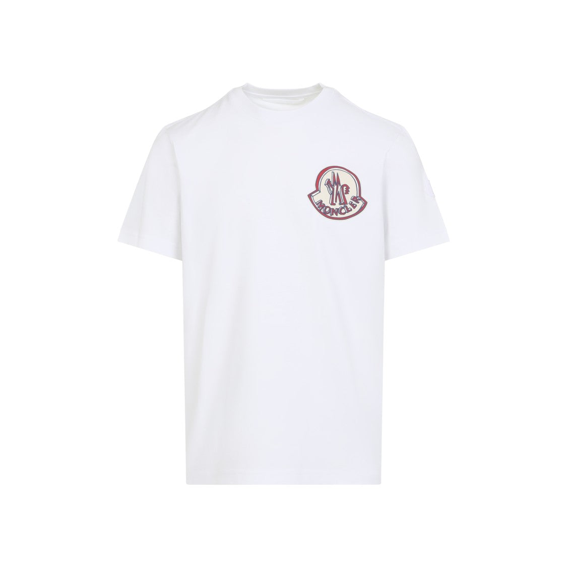 Moncler Minimalist Cotton T-Shirt With Emblem Logo