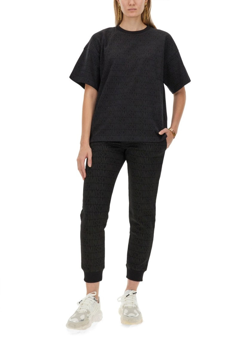 Moschino Relaxed-Fit Black Jogging Pants