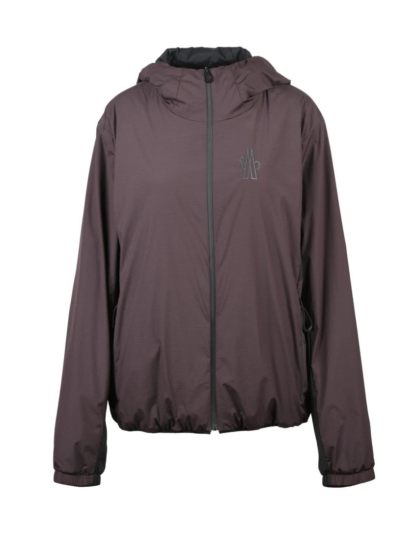 Moncler Grenoble Brown Polyamide Windbreaker Coat
