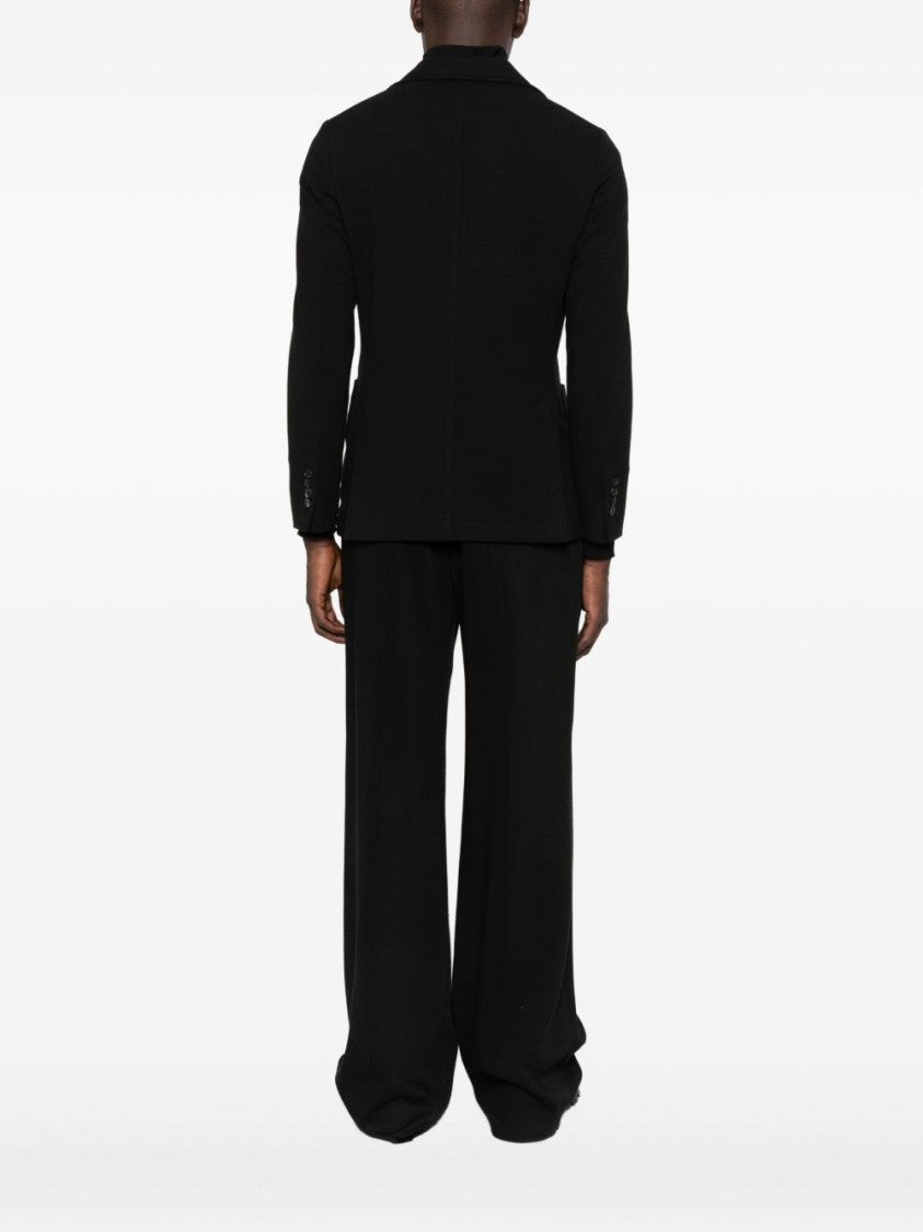 Circolo 1901 Tailored Black Jacket With Two-Button Front