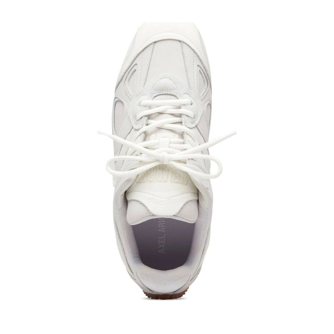 Axel Arigato White Slow Runner Low-Profile Nubuck Sneakers