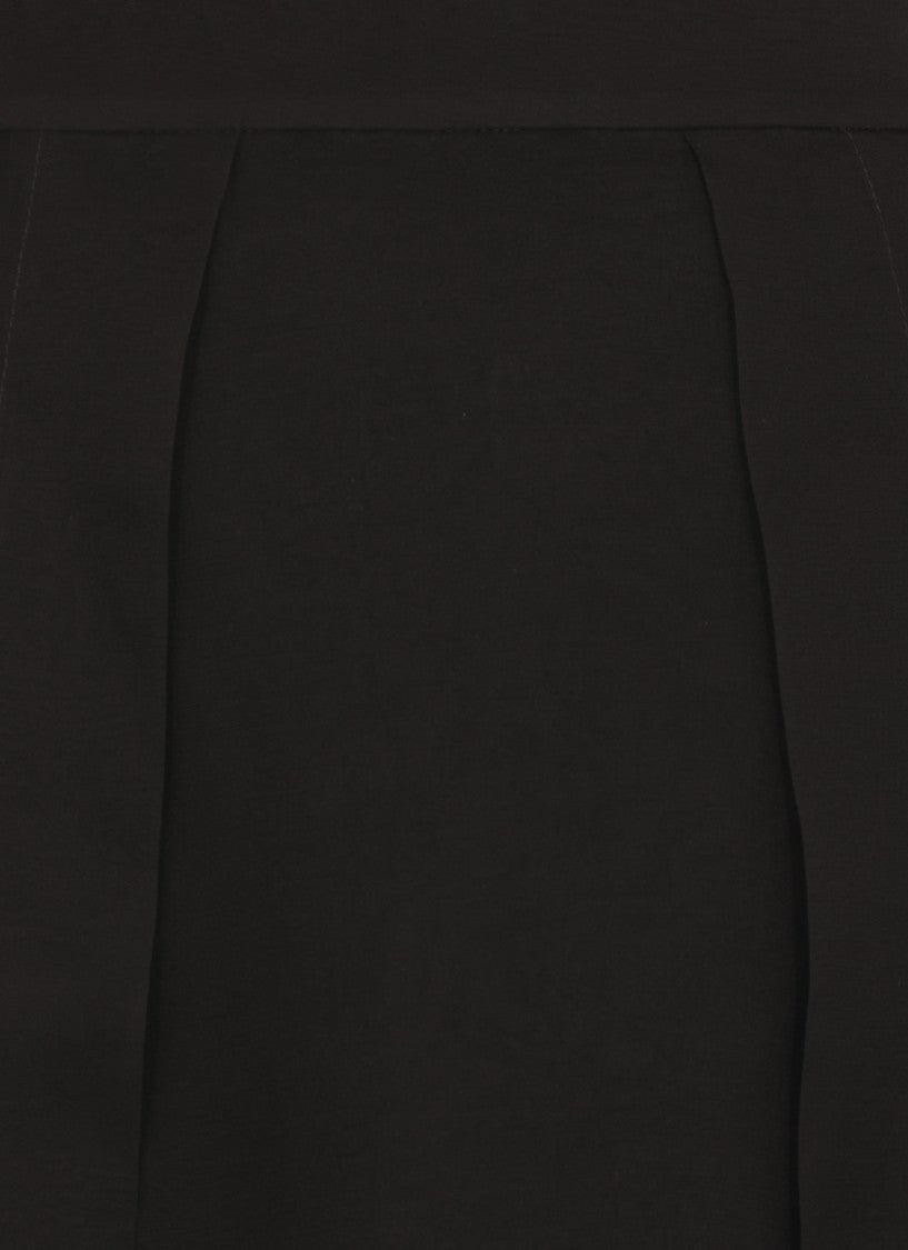 Brunello Cucinelli Black Silk Skirt