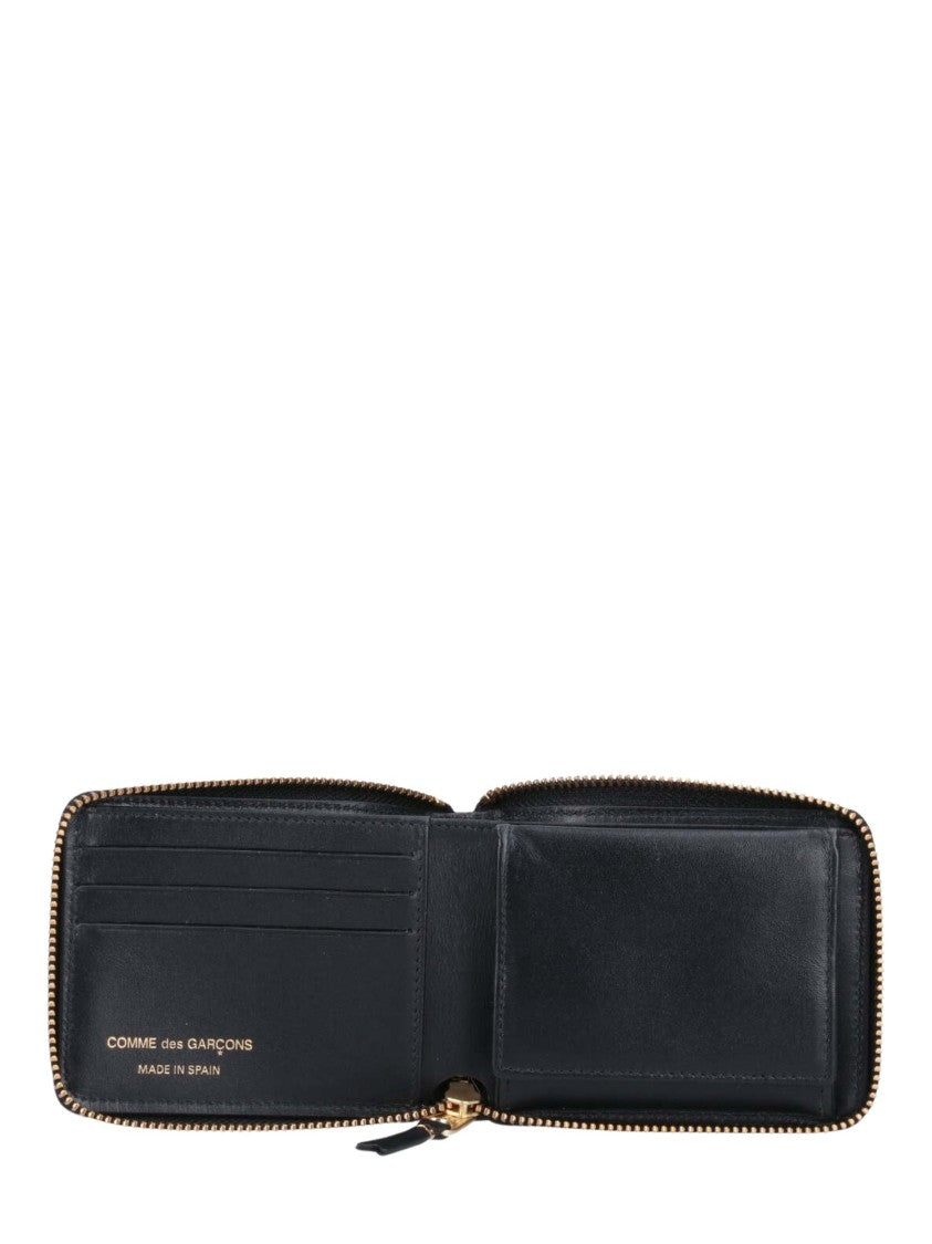 Comme Des Garçons Polka Dot Printed Leather Wallet