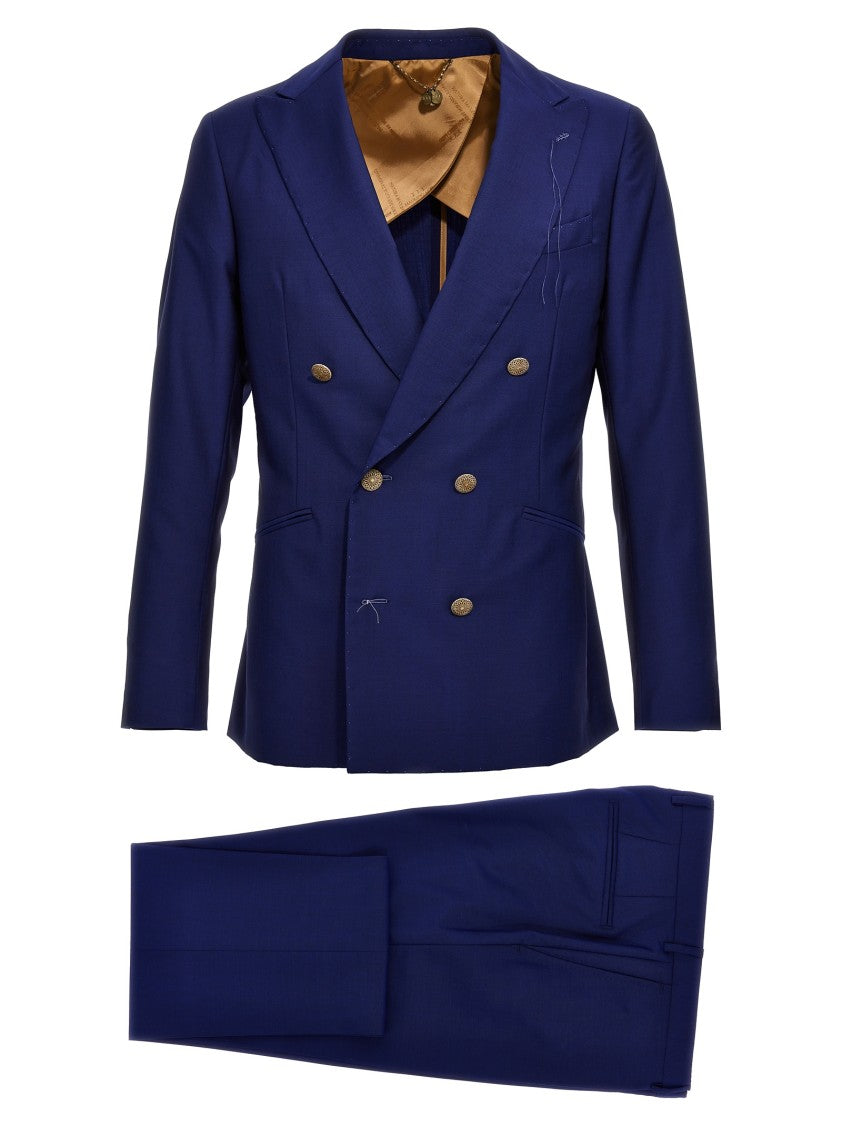 Maurizio Miri Double-Breasted Wool And Mohair Suit