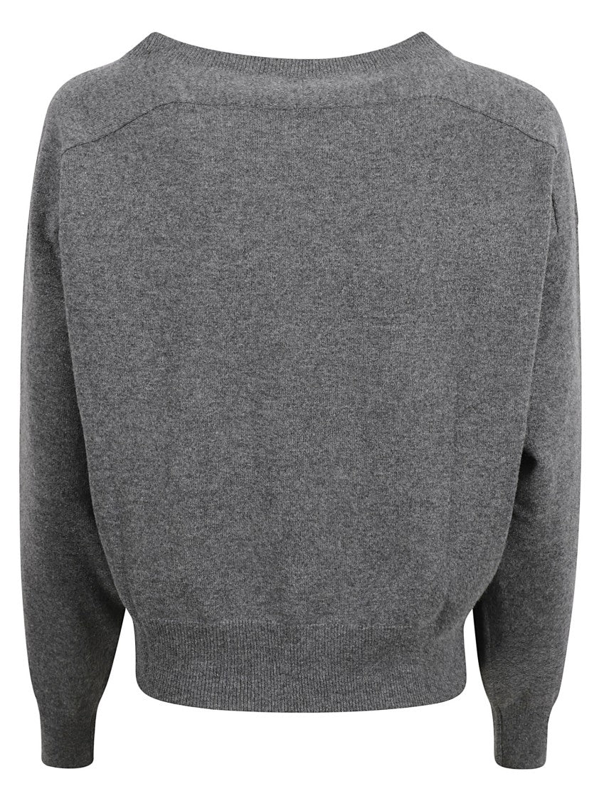 Brunello Cucinelli Relaxed Fit Cashmere Sweater With Wide Neckline