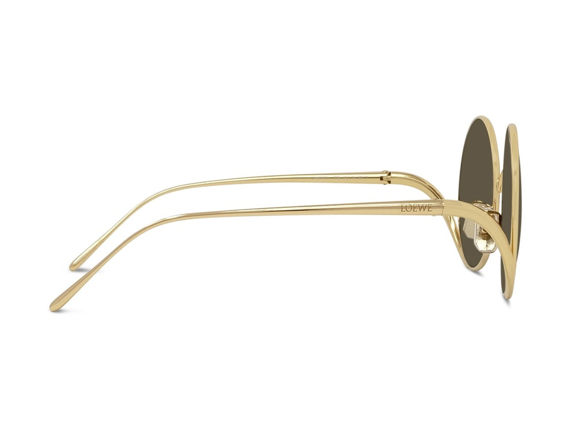 Loewe Lw40187u Round Metal Sunglasses
