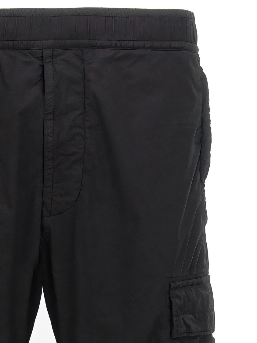 Stone Island Relaxed Fit Cargo Pants With Elastic Waistband