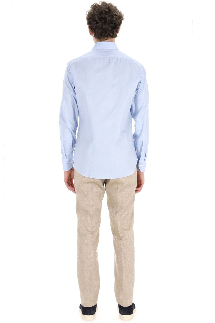 Borriello Micro Pattern Cotton Tailored Shirt