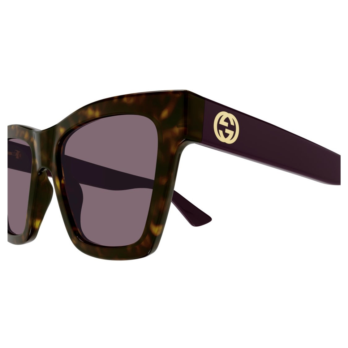 Gucci Gg1714s Square Tortoiseshell Sunglasses