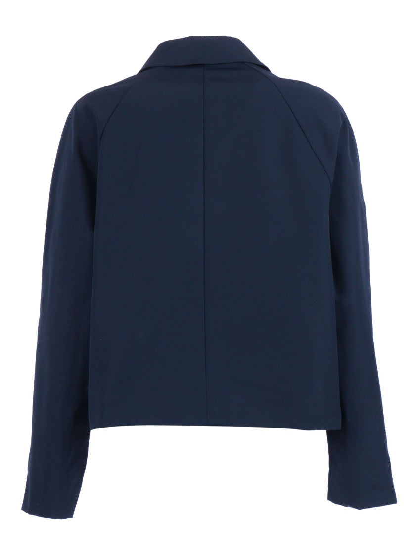Aspesi Boxy Cropped Flap Pocket Jacket