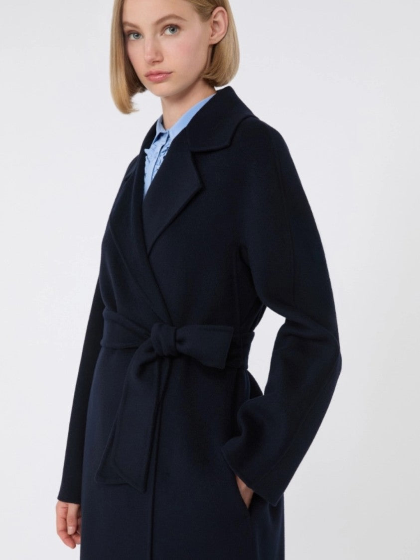 Max Mara Sophisticated Long Coat With Tailored Silhouette