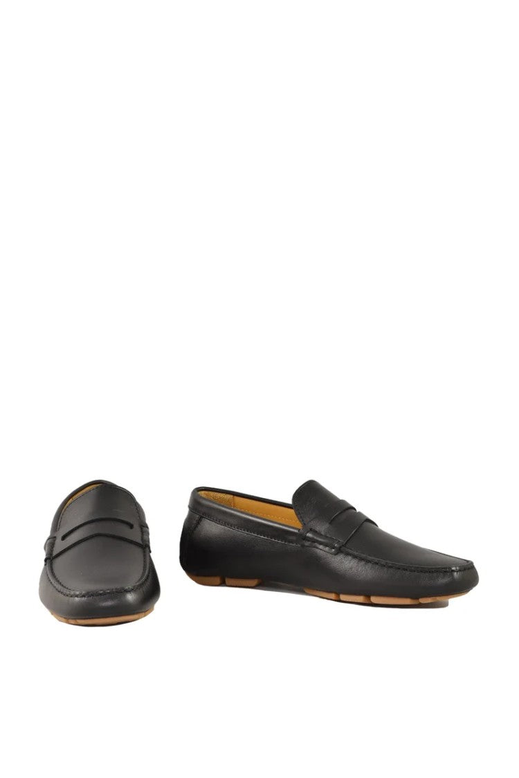 A.Testoni Men's Loafer - Black