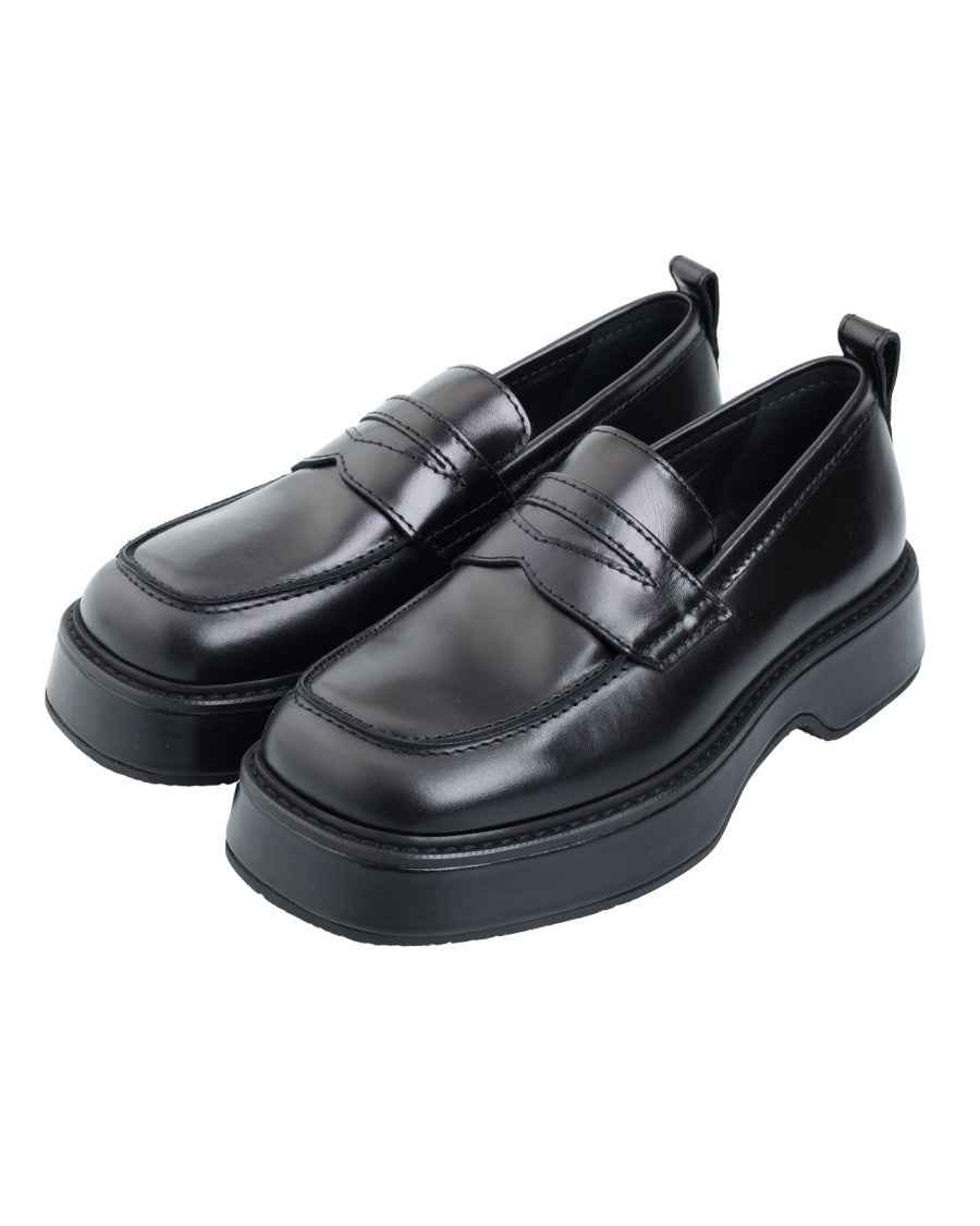 Ami Black Shoes With Rubber Sole