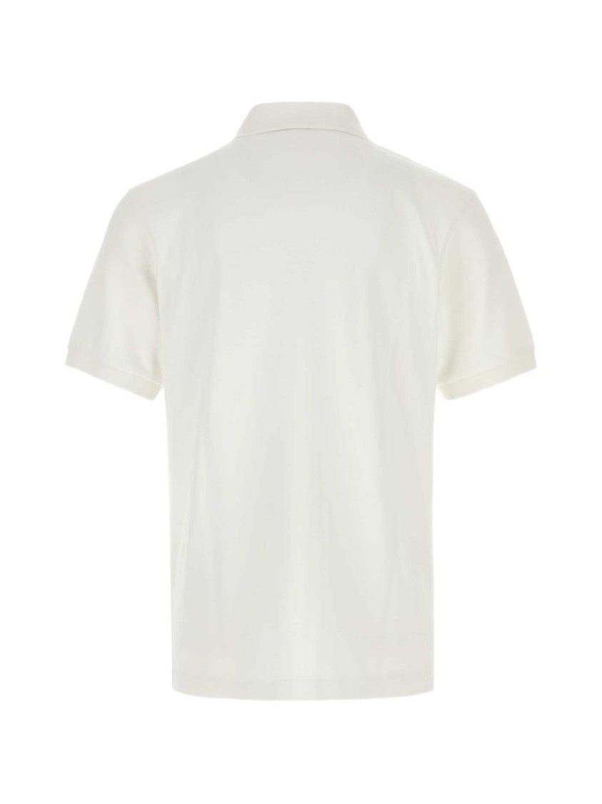 Kenzo White Minimalist Short-Sleeved Polo Shirt