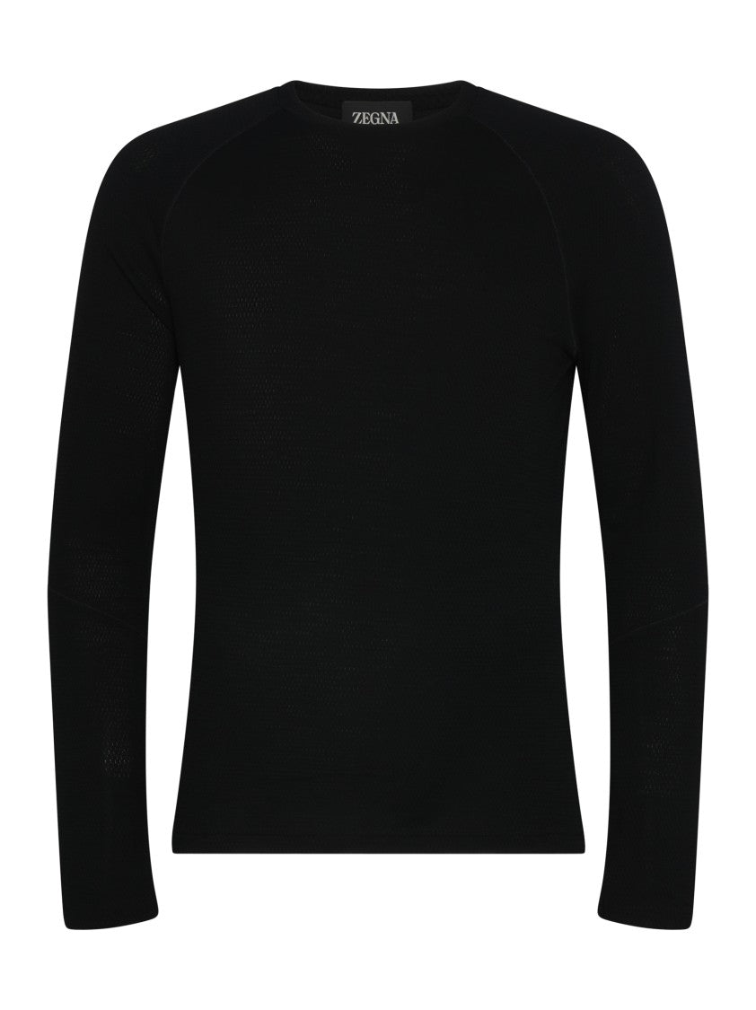 Zegna Virgin Wool T-Shirt – White